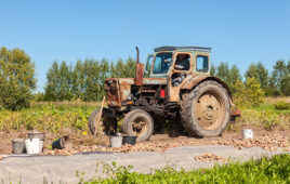 As we consider our current workforce shortage and lack of skilled technicians, consider small farmers. They often continue to maintain their old machinery because they know how to repair themselves, versus modern machines with advanced electronics and controls. Image from AdobeStock