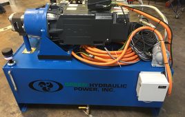 green hydraulic power unit