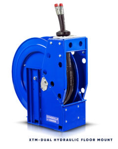 Coxreels XTM Dual Hydraulic Series Floor Mount.