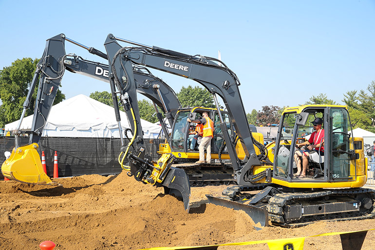 A key attraction at The Utility Expo is the demo experience, where achinery is exhibited in job-like conditions and attendees can experience first-hand equipment in action.