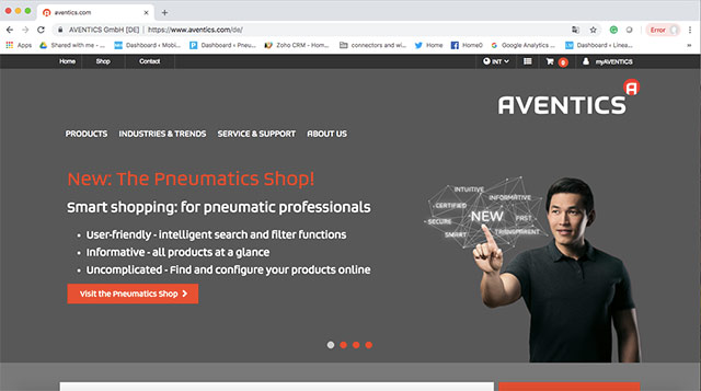 Aventics website