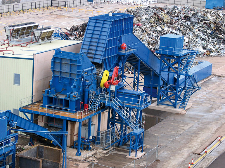 Complex recycling operations rely on the reliability of hydraulic direct drives.