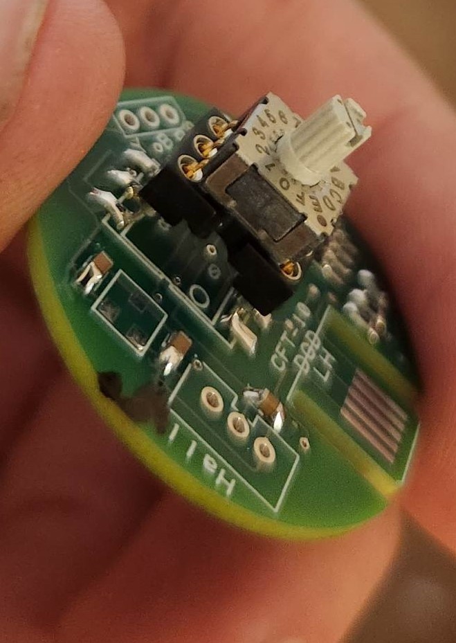 Internal PCB microprocessor of the DGD CFT-20 flow meter