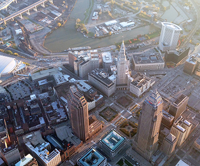 Cleveland aerial by Paul J. Heney