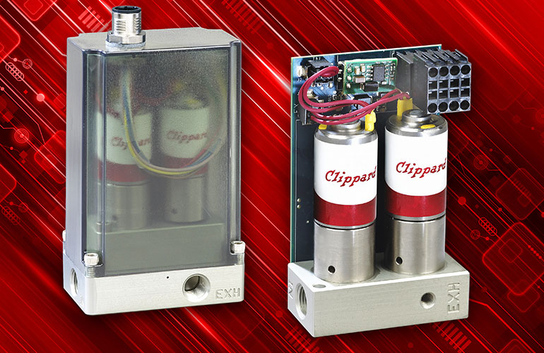 Clippard Cordis proportional pressure controls valves