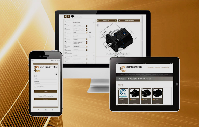 Concentric AB hydraulics product configurator