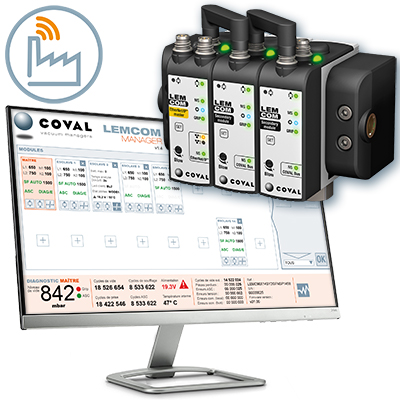 COVAL LEMCOM vacuum generator software package