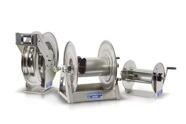 Coxreels stainless steel hose reels SS combo T-series