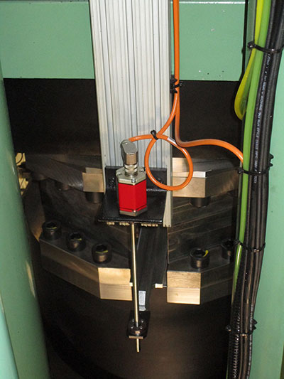 Figure 4. The position of each cylinder is measured by an externally-mounted magnetostrictive displacement transducer probe.