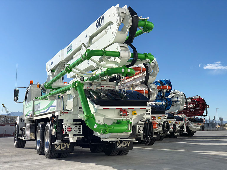 DY Concrete Pump trucks hydraulics