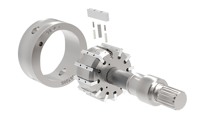 Specific applications, like injection molding, are ideal for vane pumps. Here, the VSQ (Vane-Speed-Quiet) pump series from Eaton was designed to provide operators with a minimum speed range of 0-50 rpm to decrease energy usage and improve efficiency in dynamic industrial applications like injection molding or metal forming.