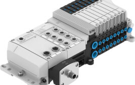 Festo VTUx valve terminal (right)-with-CPX-AP-A-communictions-modules