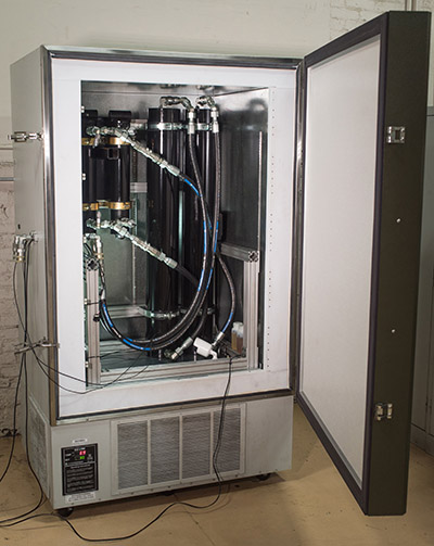 Hallite-cold-start-test-chamber