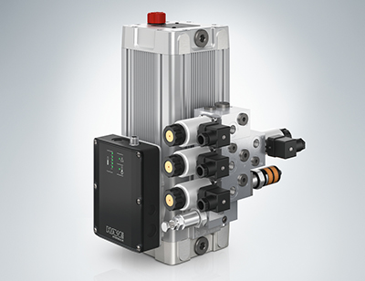 The new compact power pack type INKA from HAWE Hydraulik is prepared for predictive maintenance and decentralized control structure.