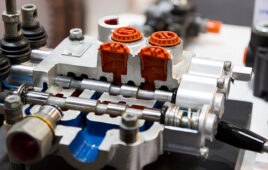 Hydraulic control valve Image courtesy of AdobeStock