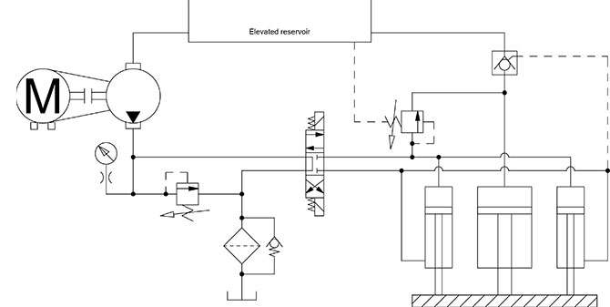 Jeremy Beale open circuit architecture whitepaper Pre-fill exhaust hydraulic press