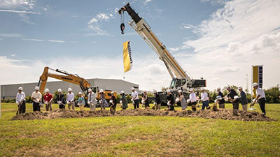 A journey that began in July 2018, when members of the Liebherr family, company executives and Newport News city officials broke ground for the project.