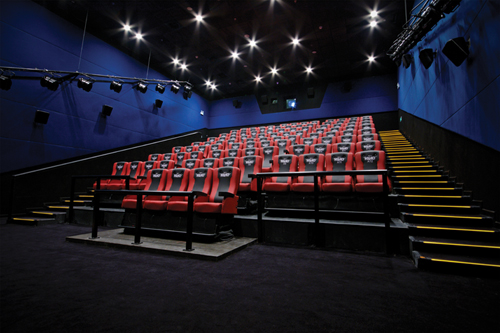 MediaMation theater seats use servopneumatics to simulate actions in films.