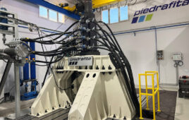 Test System for 70-ton tracked vehicles used advanced hydraulics and controls from Moog Inc. (Source: Piedrafita).