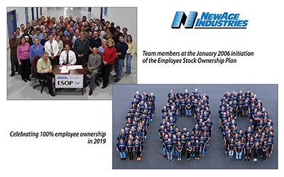 NewAge Industries 15 years ESOP