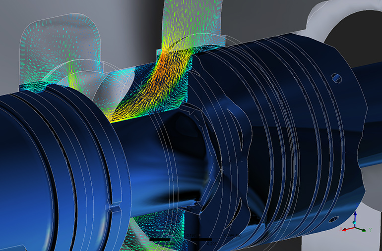 Spool valve profile design optimization using CFD simulation