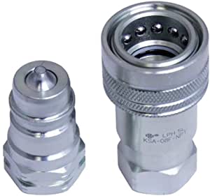 Pioneer hydraulic quick connect coupler set