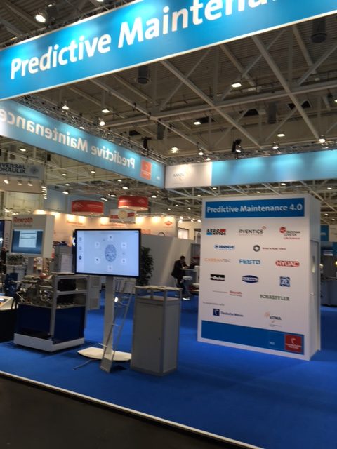 Predictive maintenance display at Hannover