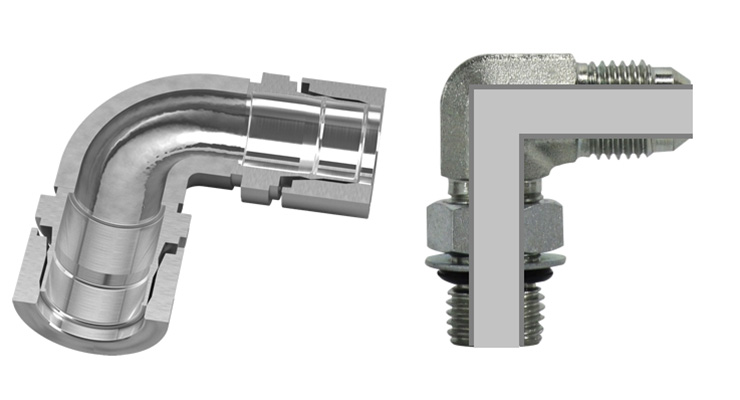 Pressure drop through fittings Elbow Comparisons