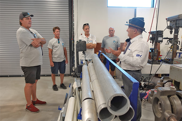 Proportion-Air's CEO and founder David Cook gives a tour of the company's new Gulf Breeze, Florida, facility.