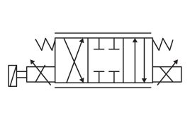 Proportional valve symbol and working principle