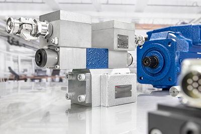 rexroth offers directional spool valves with electrohydraulic actuation for use in potentially explosive atmospheres.   | courtesy of Bosch Rexroth