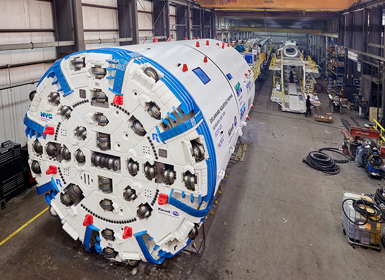 Traditional TBMs are designed to cut circular tunnels. They’re generally not used for mining.