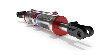Rota Hall-effect linear position sensor Graphics,-ELA-cylinder-cutaway