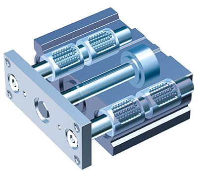 Motion Industries SMC compact cylinders 2 cutaway