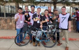 TAMU Fluid Power Club team photo at NFPA competition