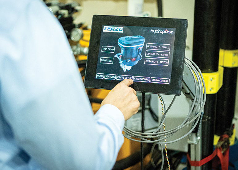 The software-controlled Hydrapulse introduces an entirely new level of control for the mining industry without the complexity, lead time, maintenance problems, troubleshooting and cost of traditional hydraulic control valves.