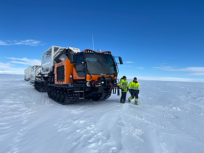 Fully loaded, the Troll can transport up to 120 tons of cargo at speeds of nearly 10 mph.