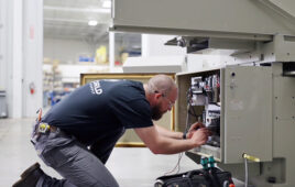 Titan Machinery Sales Rebuild Manager Mike Lemke rebuilds an Okamoto grinder. Titan Machinery Sales, a division of All World Machinery Supply, specializes in selling, retrofitting, rebuilding, and servicing Okamoto grinders, and will be relocating to All World’s corporate headquarters effective Jan. 1.