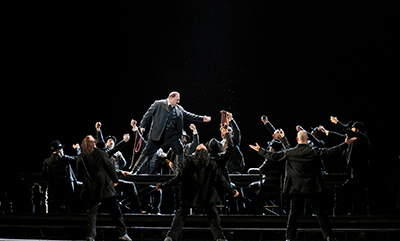 A scene from Mascagni’s “Cavalleria Rusticana.”    | Courtesy of Cory Weaver / Met Opera