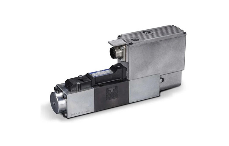 The LSVG series of high-speed linear servo valves from Yuken Hydraulics feature a compact, powerful linear motor to provide direct drive for the spool. Image courtesy of ALA Industries