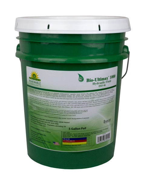 81014-Bio-Ultimax-1000-Hydraulic-Fluids-ISO-46-5-Gal-Pail