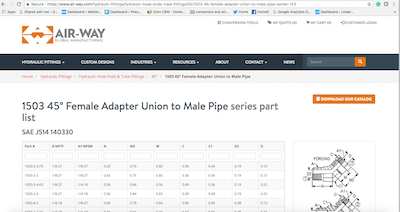 Air-Way Manufacturing online conversion tools