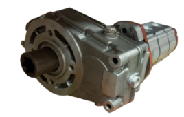 Samples of custom tandem-stacked gear pumps from Bailey International